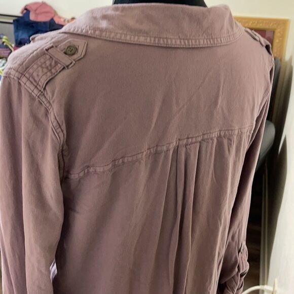 #280 Dress long sleeve. Shirt dress - Picture 4 of 4